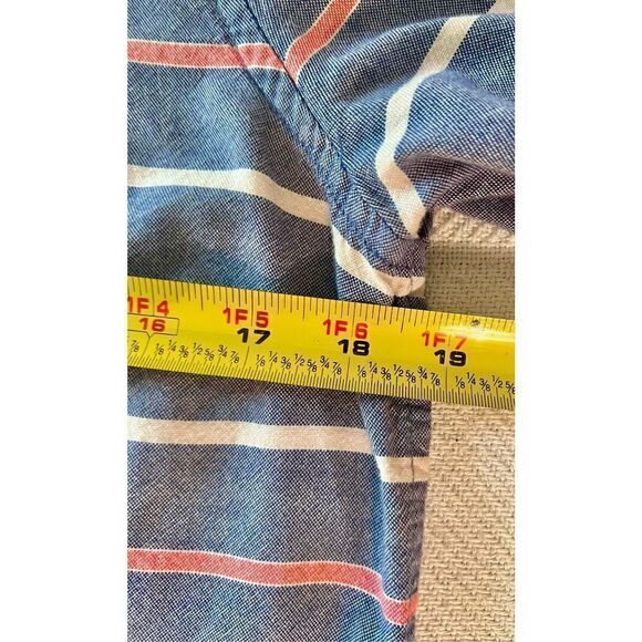 Gap Cotton Fitted Boyfriend Shirt Button Front Sz Medium - Picture 5 of 7